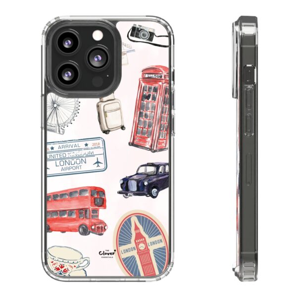 London-Themed Clear Phone Case - Travel Vibes and City Landmarks - Image 58