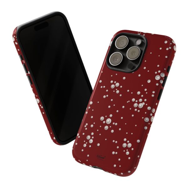 Royal Pearl Pattern Phone Case - Tough Cases for Stylish Protection - Image 86