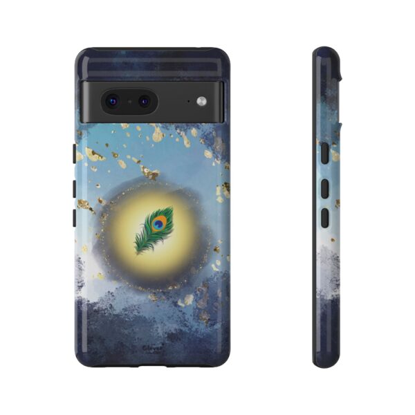 Centered in Chaos – Celestial Feather Tough Phone Case. - Image 74