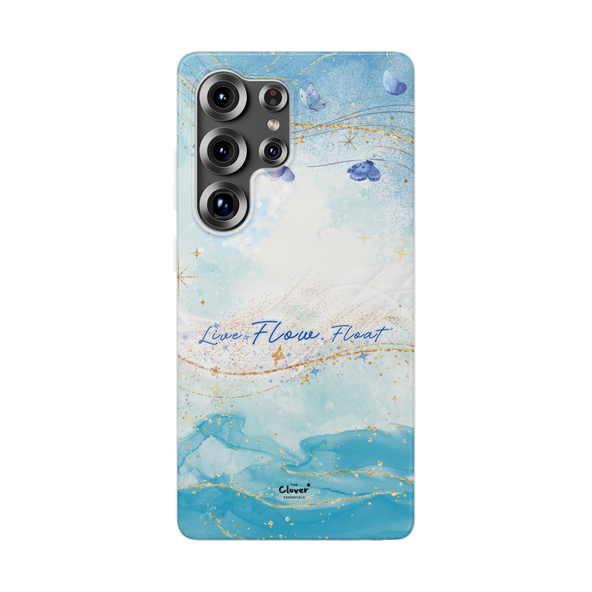 "Live. Flow. Float." — Serene Butterfly Flexi Phone Case - Image 243