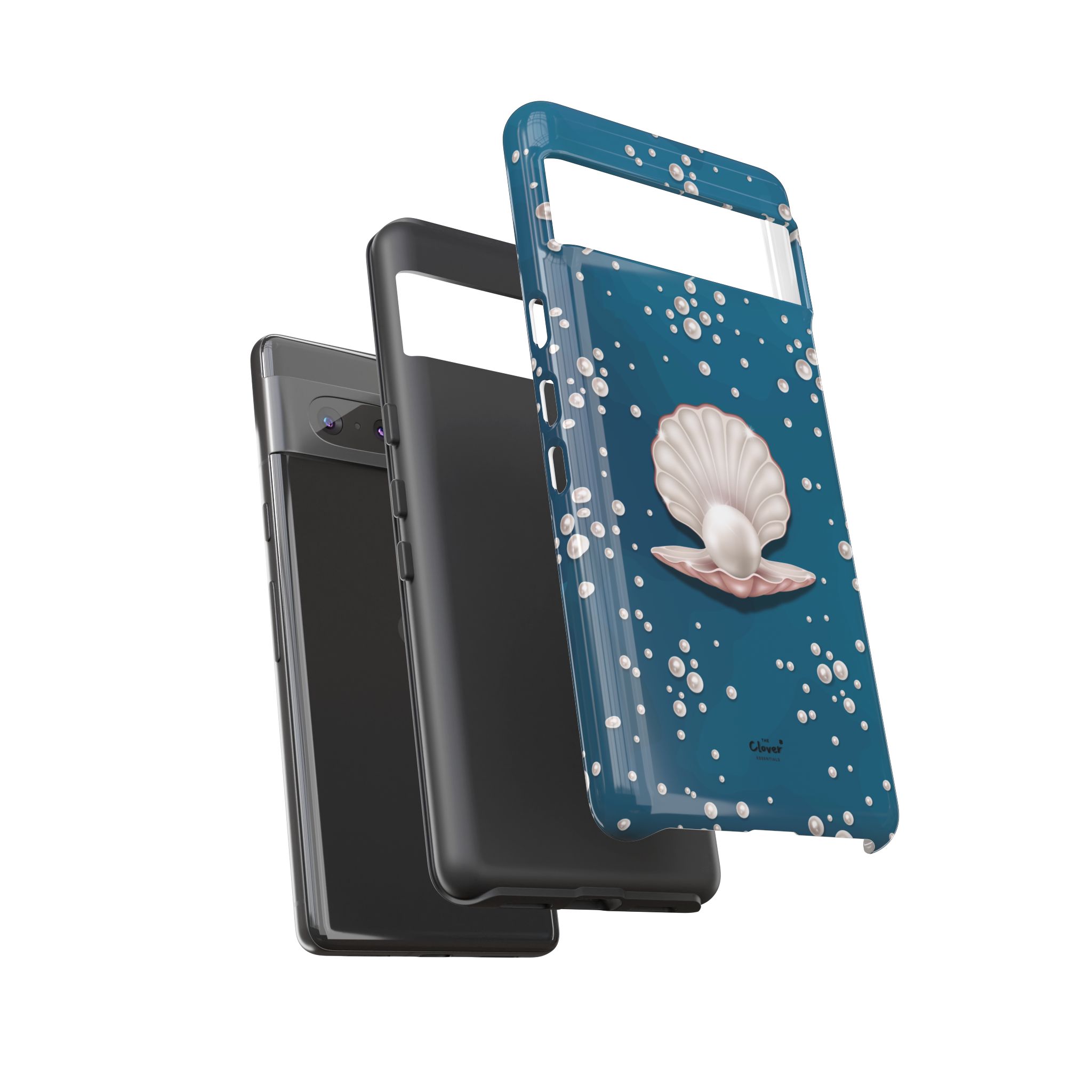 Ocean Princess Pearl Phone Case - Tough Shell with Seaside Design - Image 77