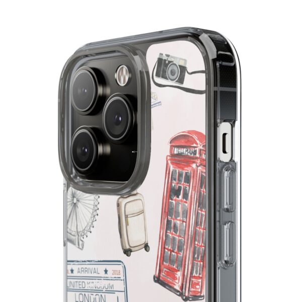 London-Themed Clear Phone Case - Travel Vibes and City Landmarks - Image 103