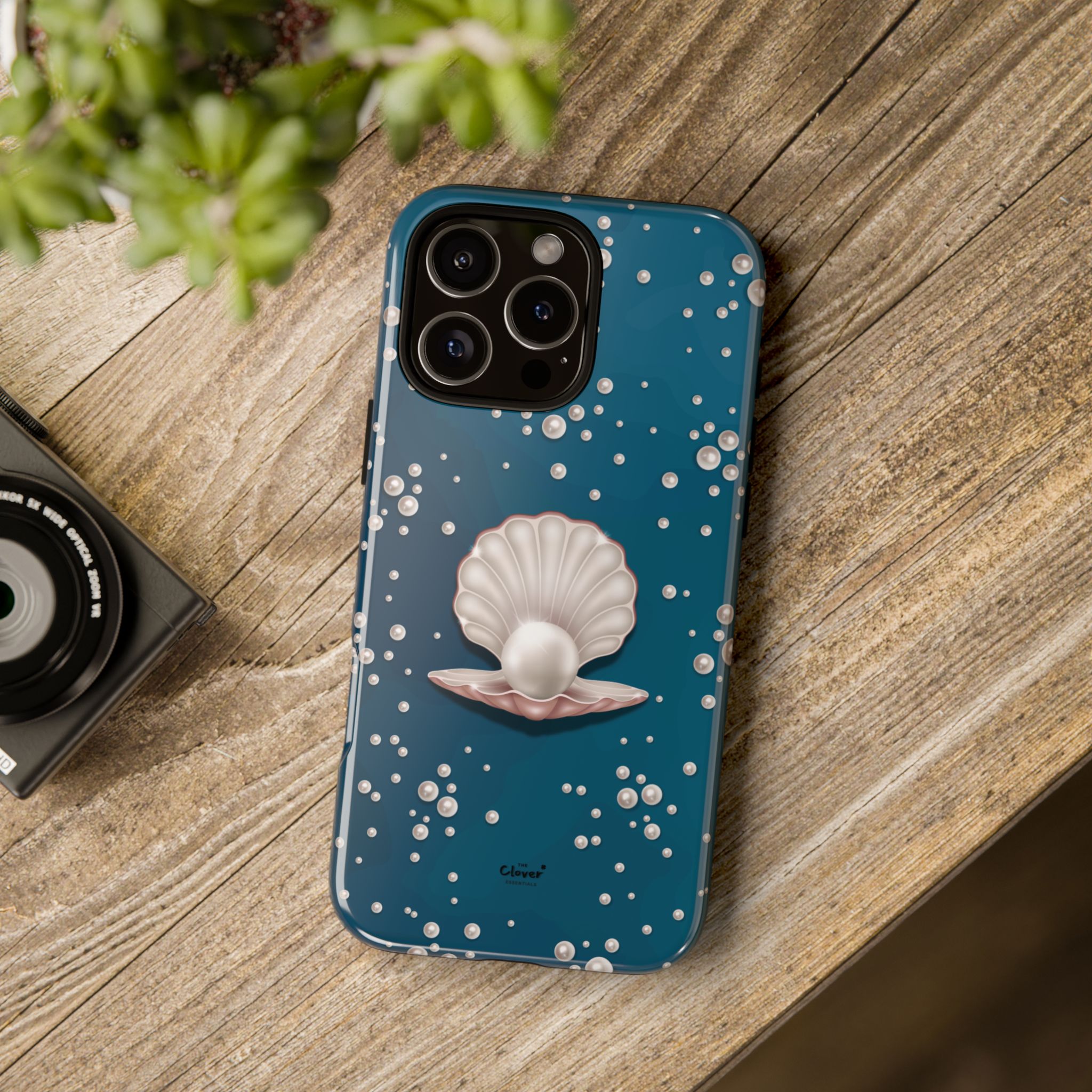 Ocean Princess Pearl Phone Case - Tough Shell with Seaside Design - Image 4