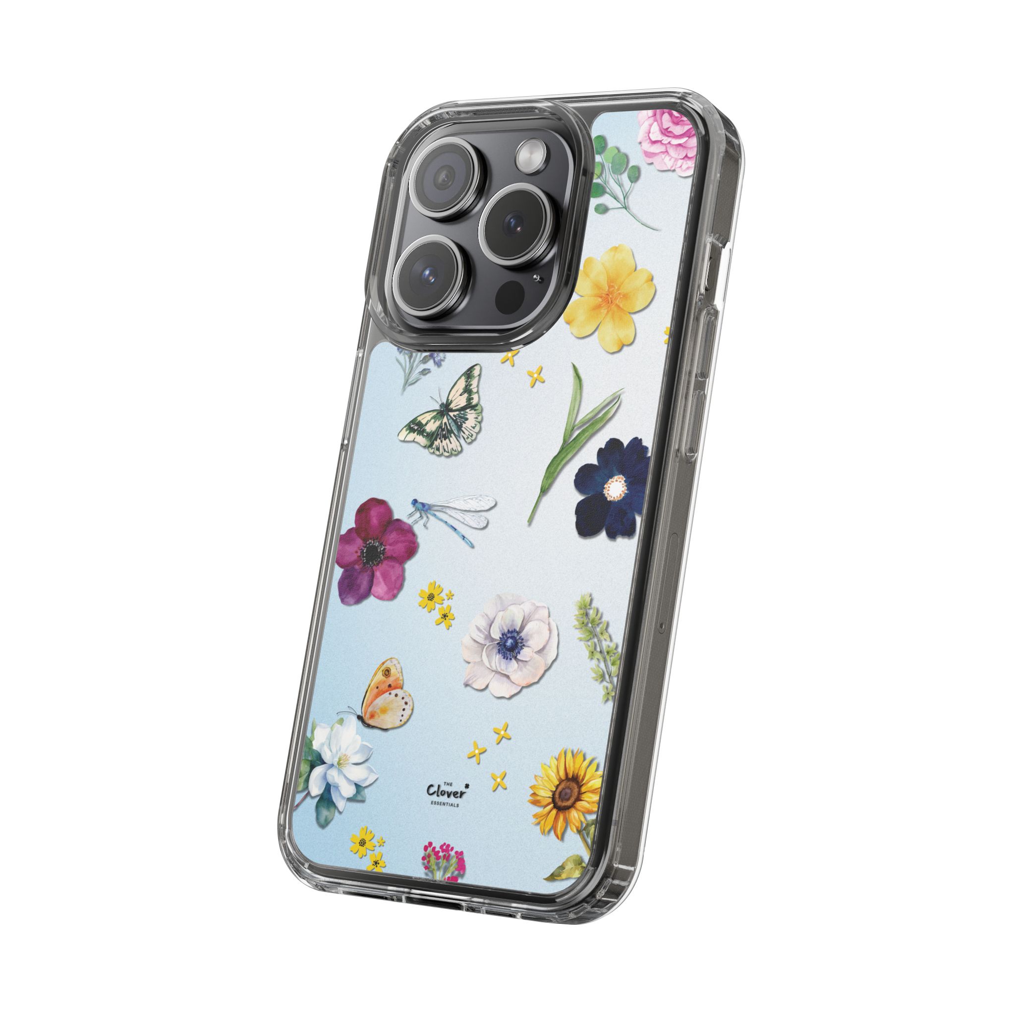 Floral Clear Phone Case - Nature-Inspired Design for Spring & Summer - Image 85