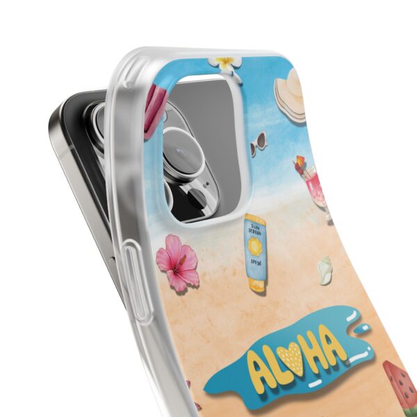 "Aloha" Summer Beach Vibes Flexi Phone Case - Image 3
