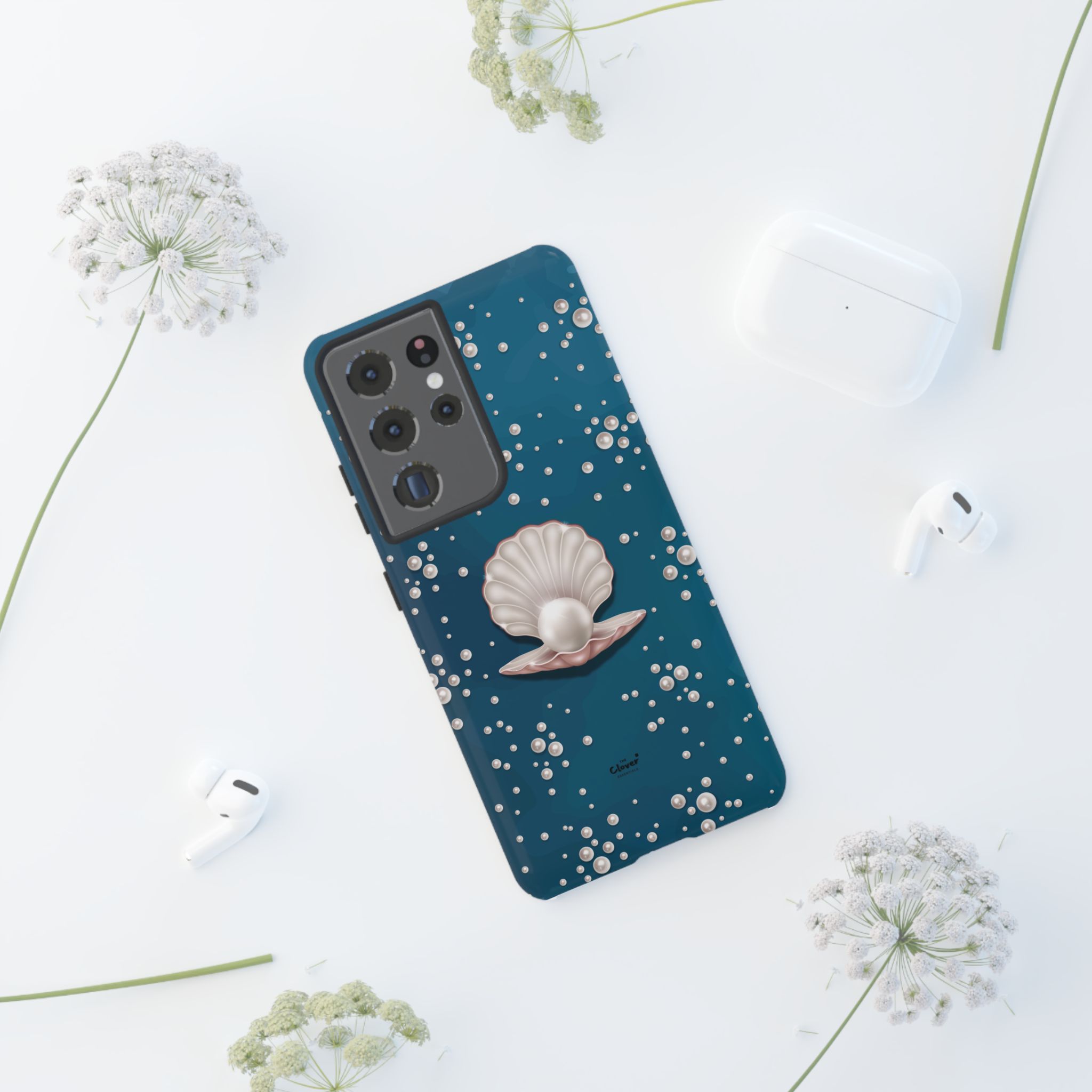 Ocean Princess Pearl Phone Case - Tough Shell with Seaside Design - Image 28