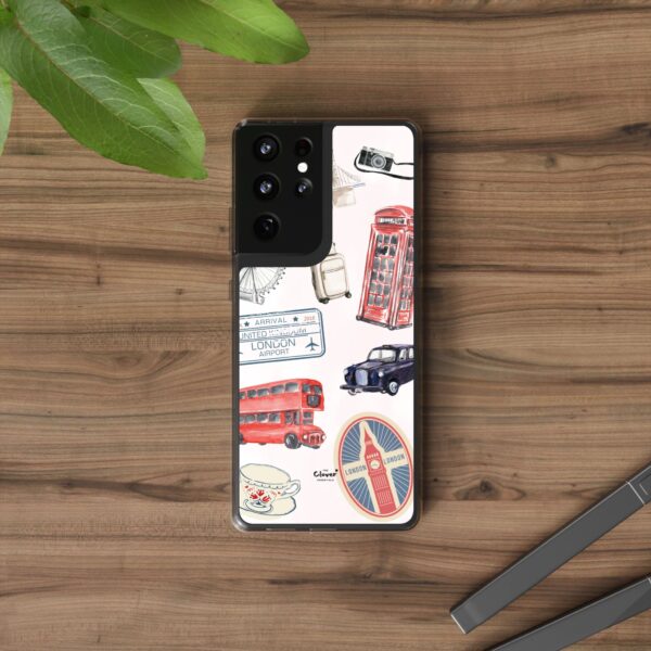 London-Themed Clear Phone Case - Travel Vibes and City Landmarks - Image 36