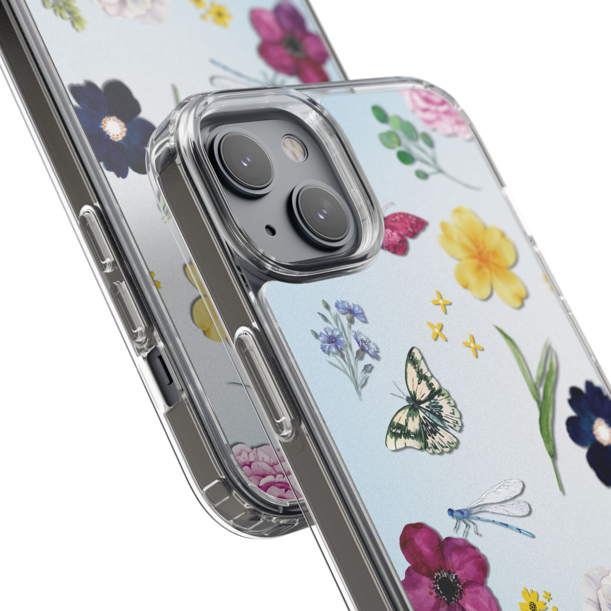 Floral Clear Phone Case - Nature-Inspired Design for Spring & Summer - Image 106