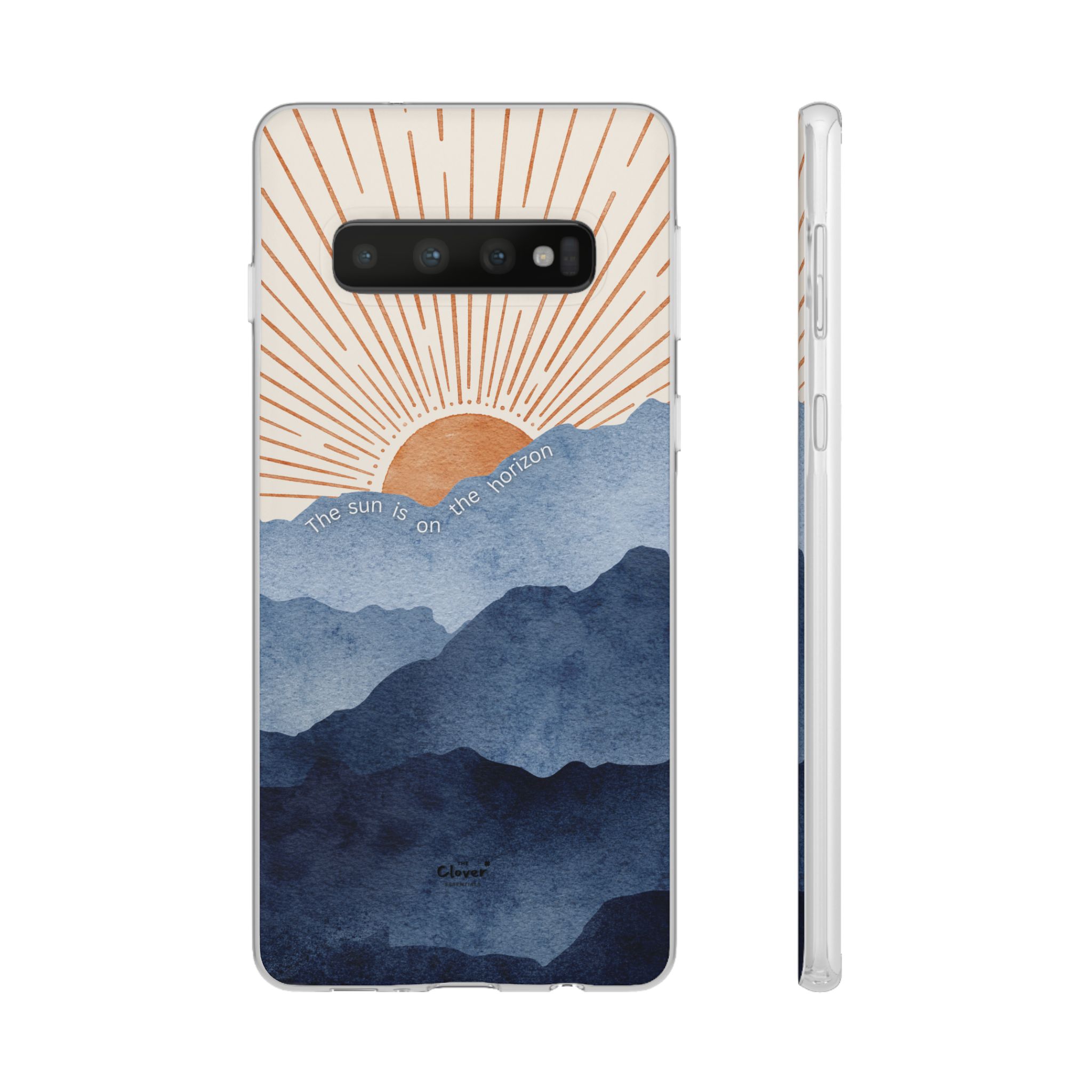"The Sun is on the Horizon" – Sunrise Serenity Flexi Phone Case - Image 63