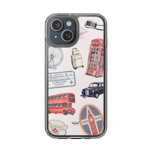 London-Themed Clear Phone Case - Travel Vibes and City Landmarks - Image 80