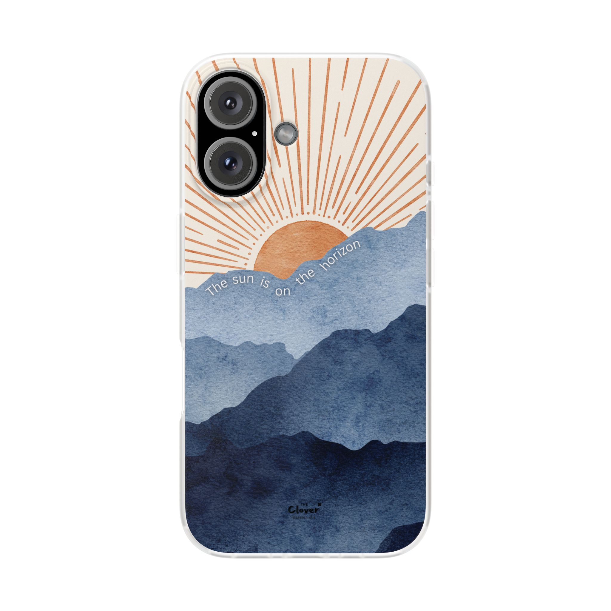 "The Sun is on the Horizon" – Sunrise Serenity Flexi Phone Case - Image 232