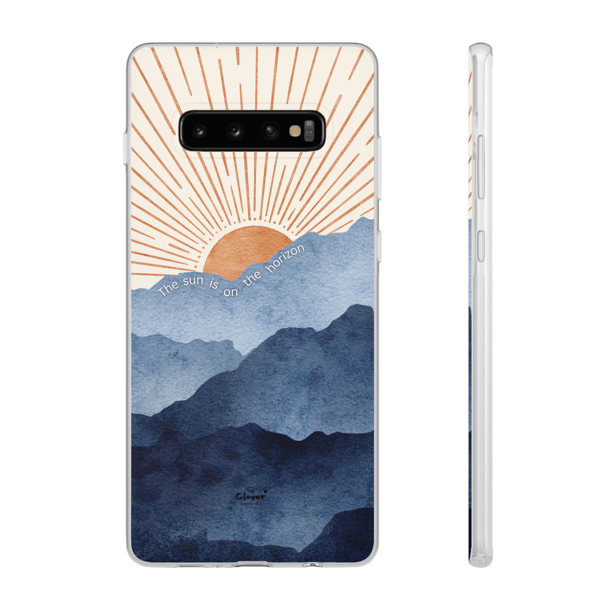 "The Sun is on the Horizon" – Sunrise Serenity Flexi Phone Case - Image 59