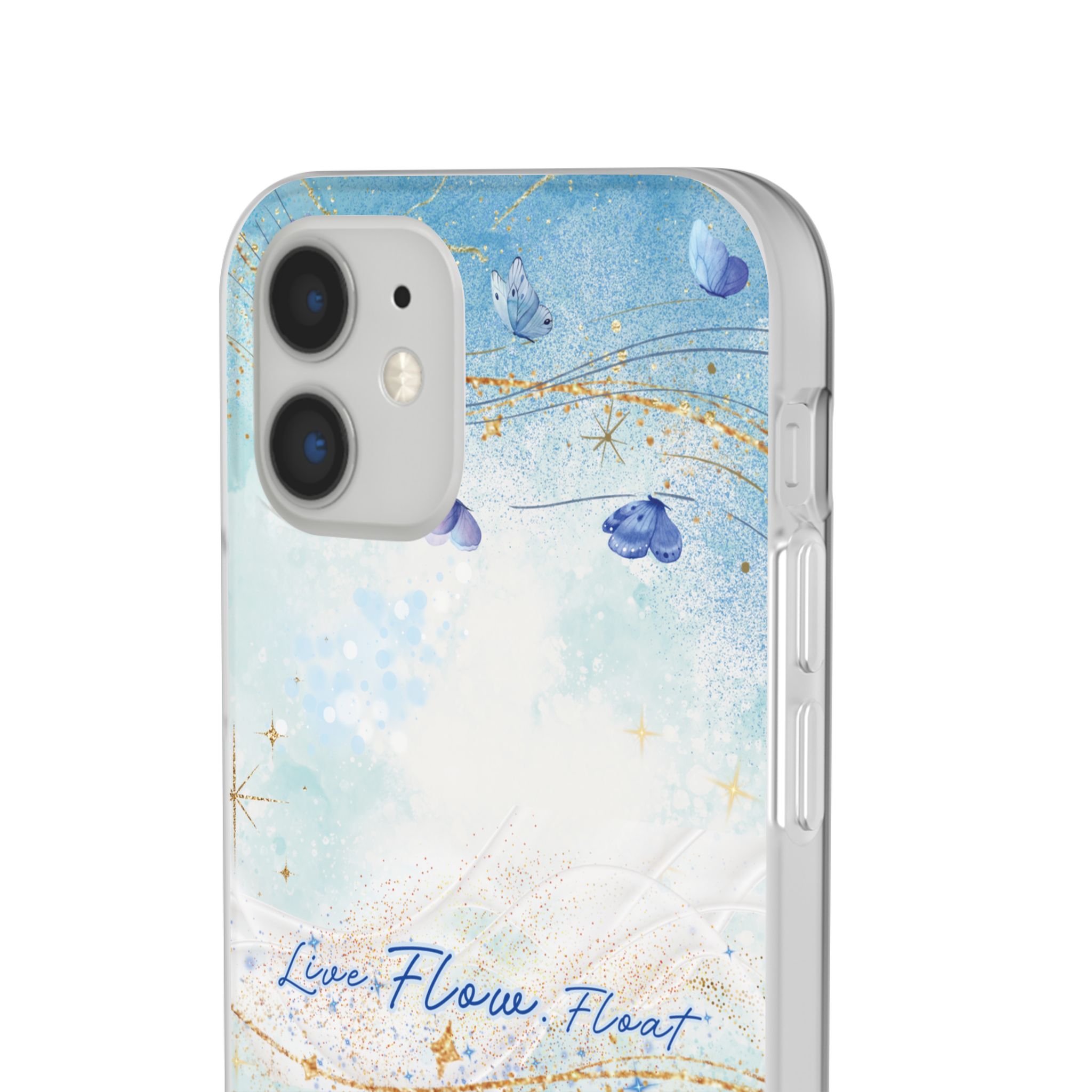 "Live. Flow. Float." — Serene Butterfly Flexi Phone Case - Image 51