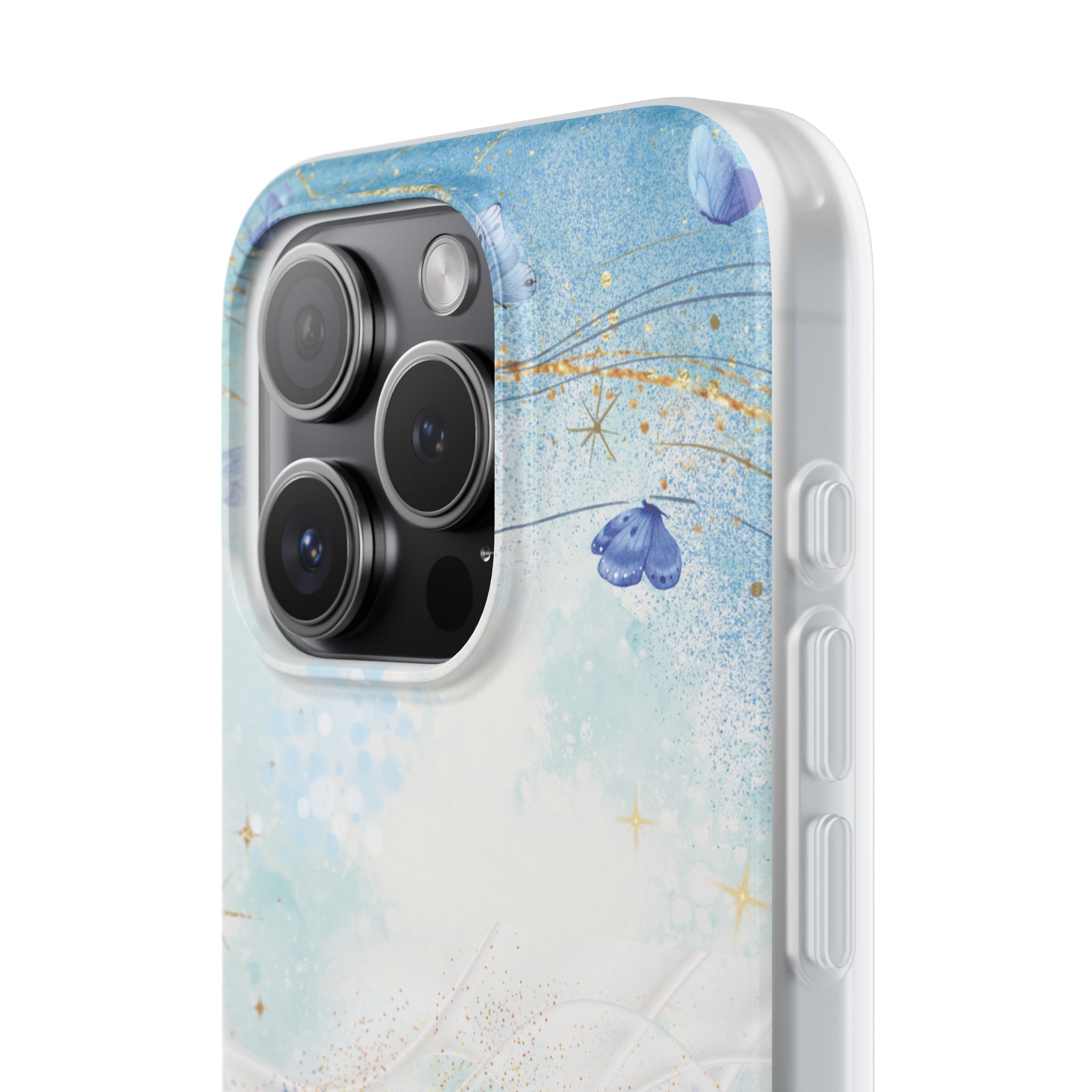 "Live. Flow. Float." — Serene Butterfly Flexi Phone Case - Image 223