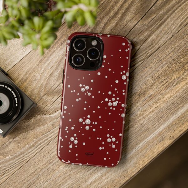 Royal Pearl Pattern Phone Case - Tough Cases for Stylish Protection - Image 4