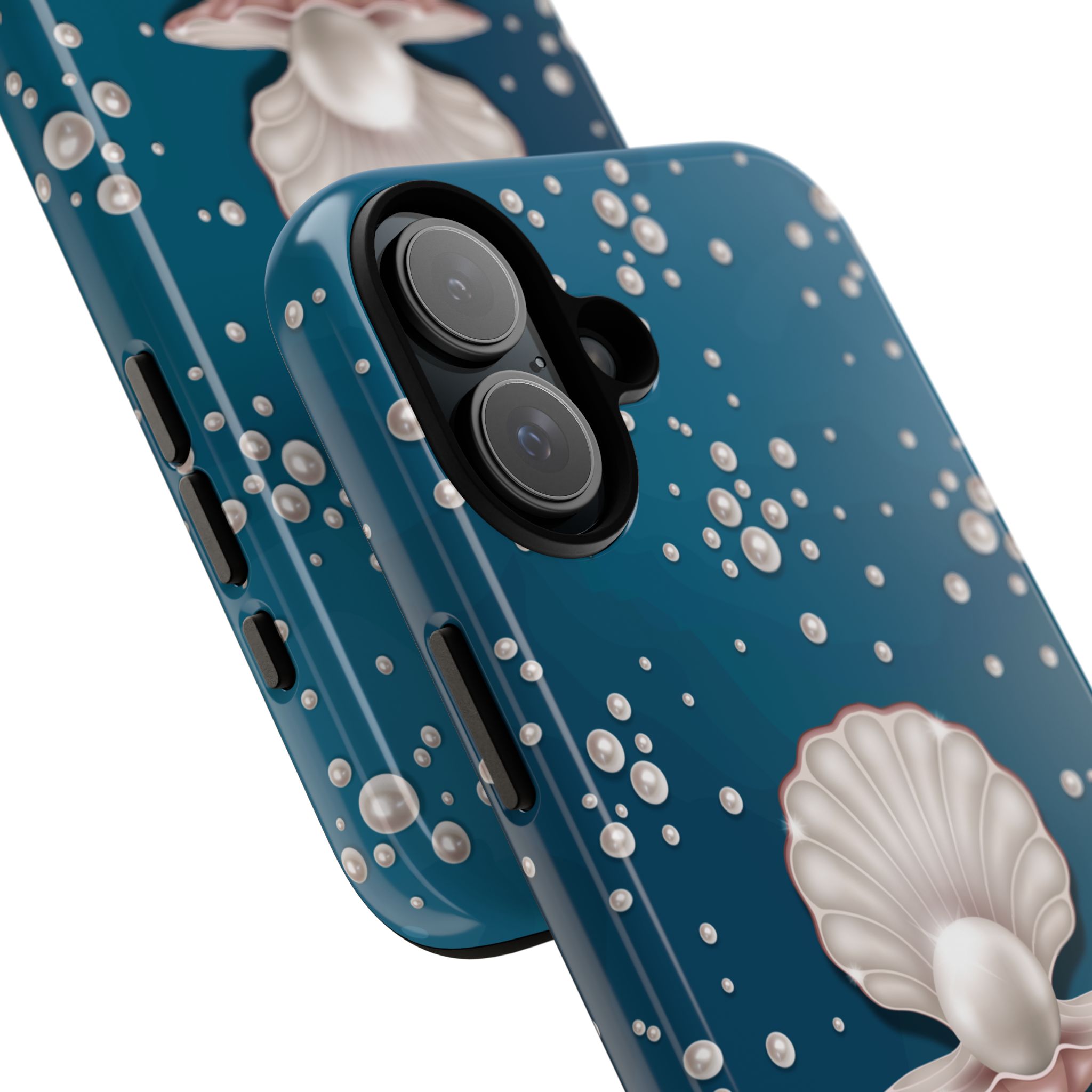 Ocean Princess Pearl Phone Case - Tough Shell with Seaside Design - Image 120