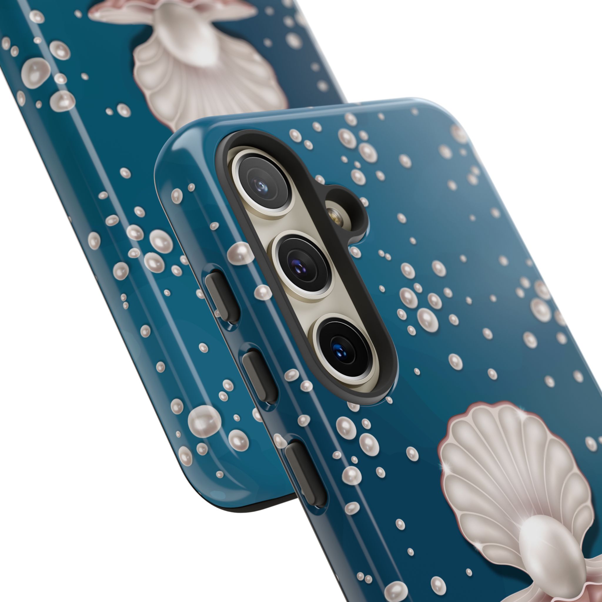 Ocean Princess Pearl Phone Case - Tough Shell with Seaside Design - Image 96