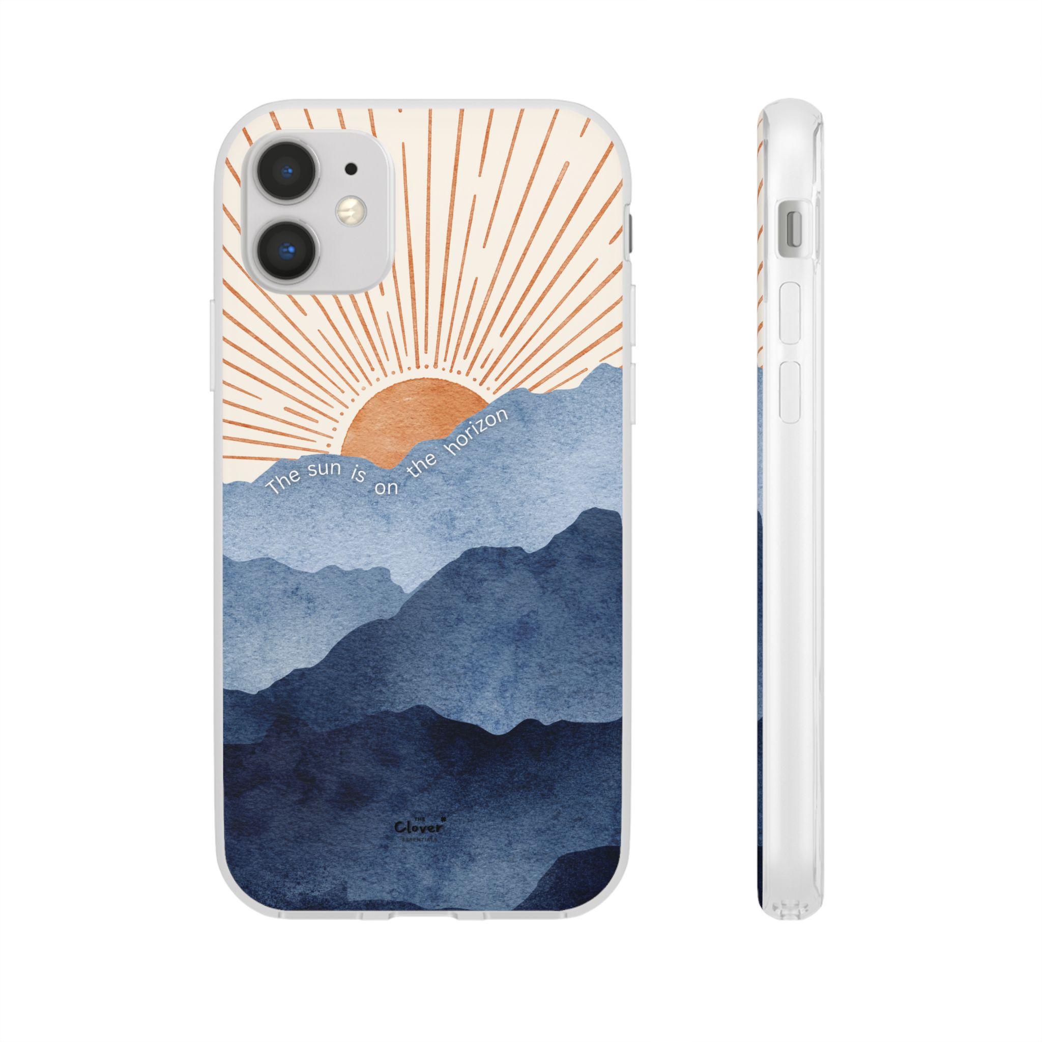"The Sun is on the Horizon" – Sunrise Serenity Flexi Phone Case - Image 13