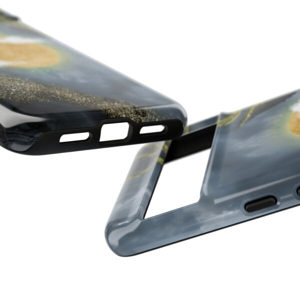 “Light in the Storm” – Sun, Gold, & Grit Tough Phone Case - Image 108