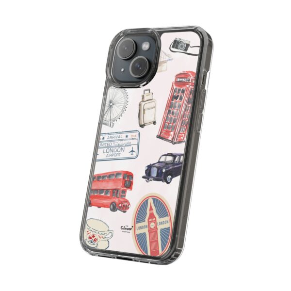 London-Themed Clear Phone Case - Travel Vibes and City Landmarks - Image 81