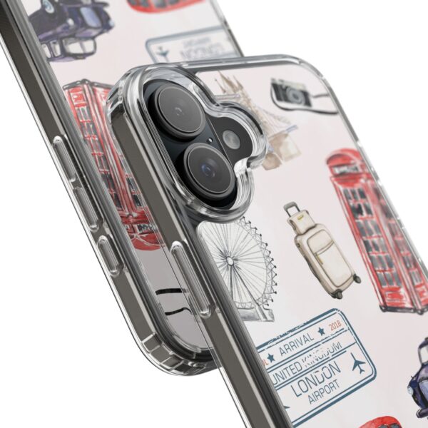 London-Themed Clear Phone Case - Travel Vibes and City Landmarks - Image 74