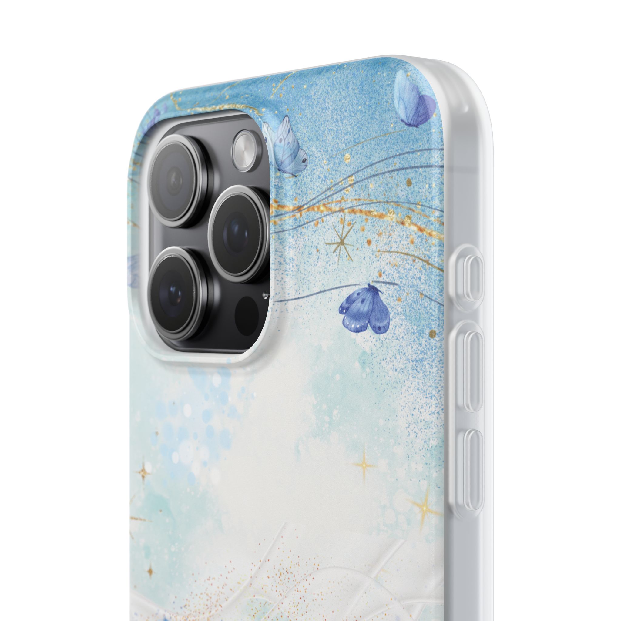 "Live. Flow. Float." — Serene Butterfly Flexi Phone Case - Image 231