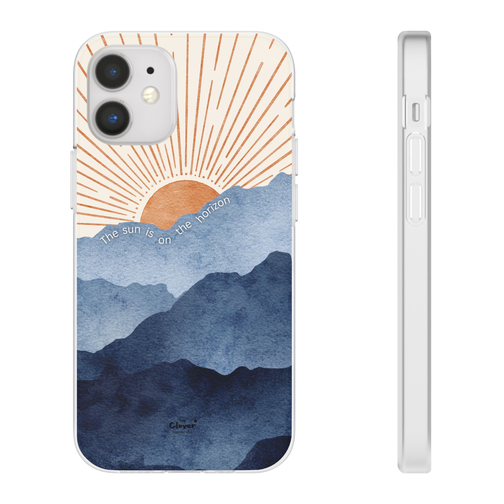 "The Sun is on the Horizon" – Sunrise Serenity Flexi Phone Case - Image 47