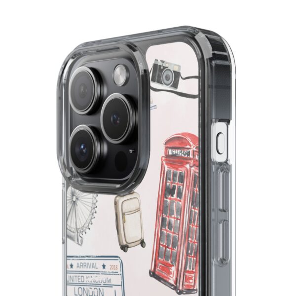 London-Themed Clear Phone Case - Travel Vibes and City Landmarks - Image 87
