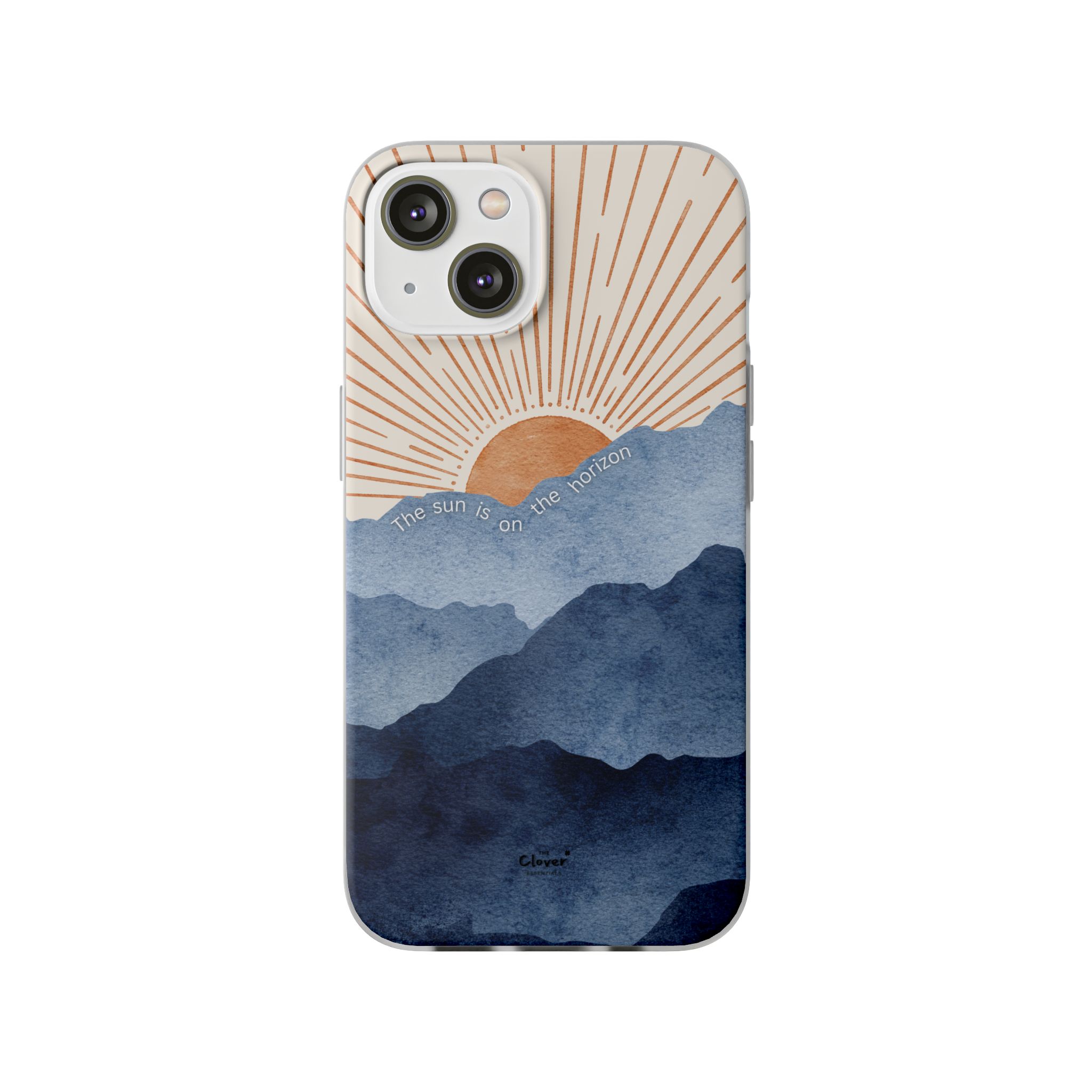 "The Sun is on the Horizon" – Sunrise Serenity Flexi Phone Case - Image 141