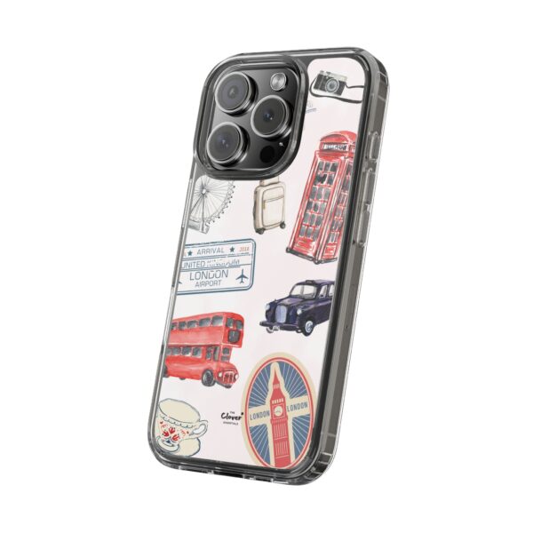 London-Themed Clear Phone Case - Travel Vibes and City Landmarks - Image 69