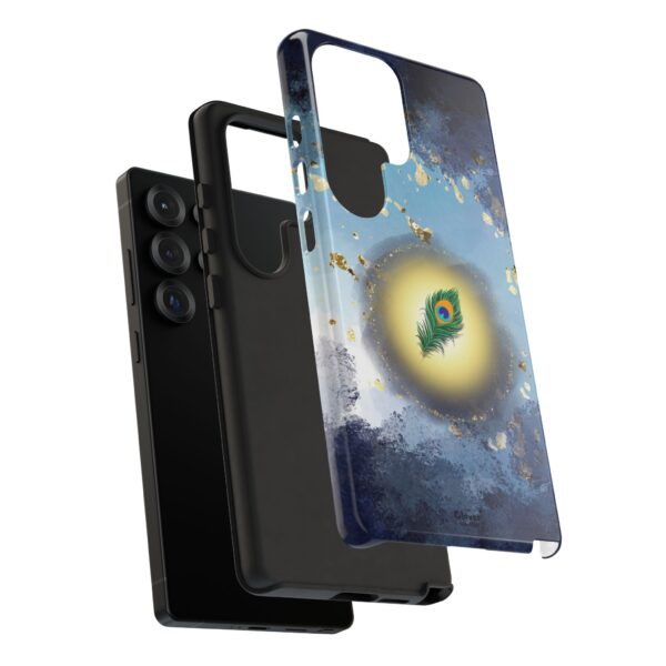 Centered in Chaos – Celestial Feather Tough Phone Case. - Image 146