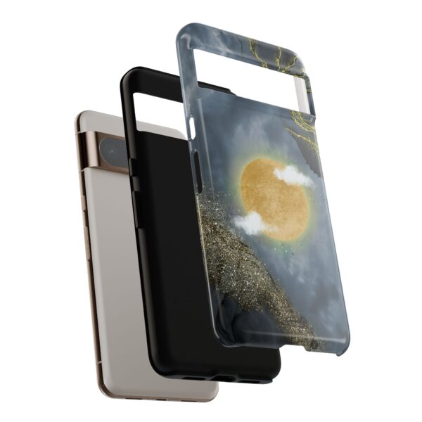 “Light in the Storm” – Sun, Gold, & Grit Tough Phone Case - Image 109
