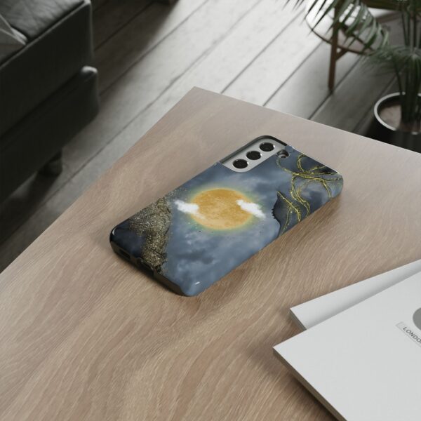 “Light in the Storm” – Sun, Gold, & Grit Tough Phone Case - Image 43