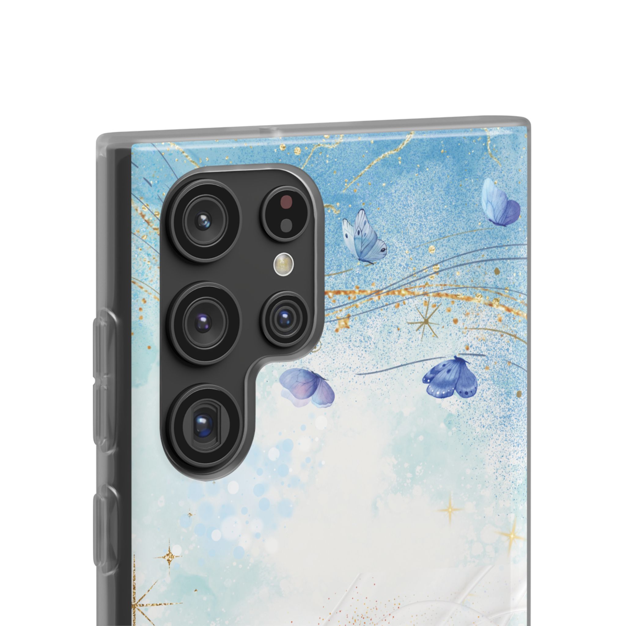 "Live. Flow. Float." — Serene Butterfly Flexi Phone Case - Image 132