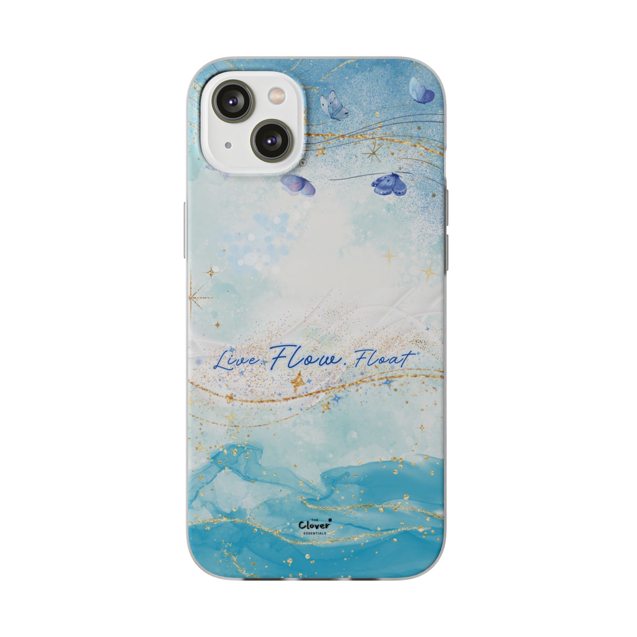 "Live. Flow. Float." — Serene Butterfly Flexi Phone Case - Image 152