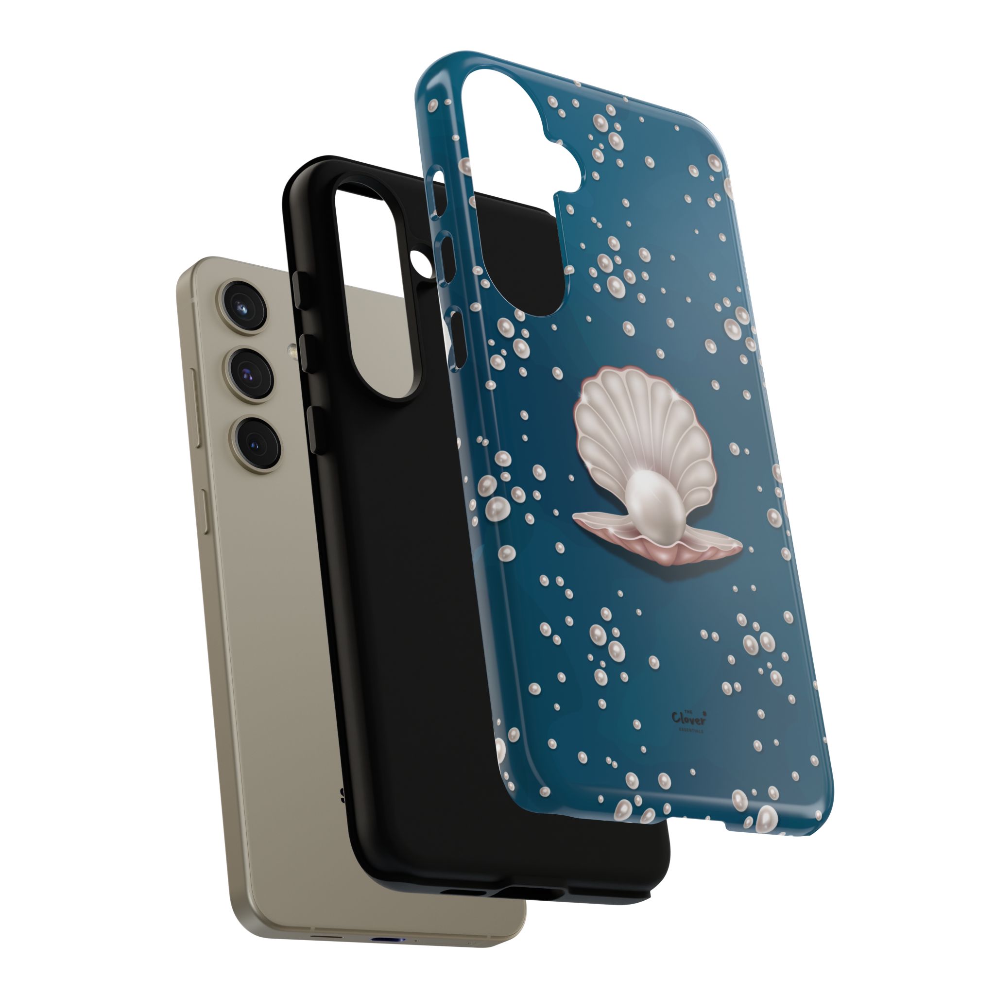 Ocean Princess Pearl Phone Case - Tough Shell with Seaside Design - Image 102