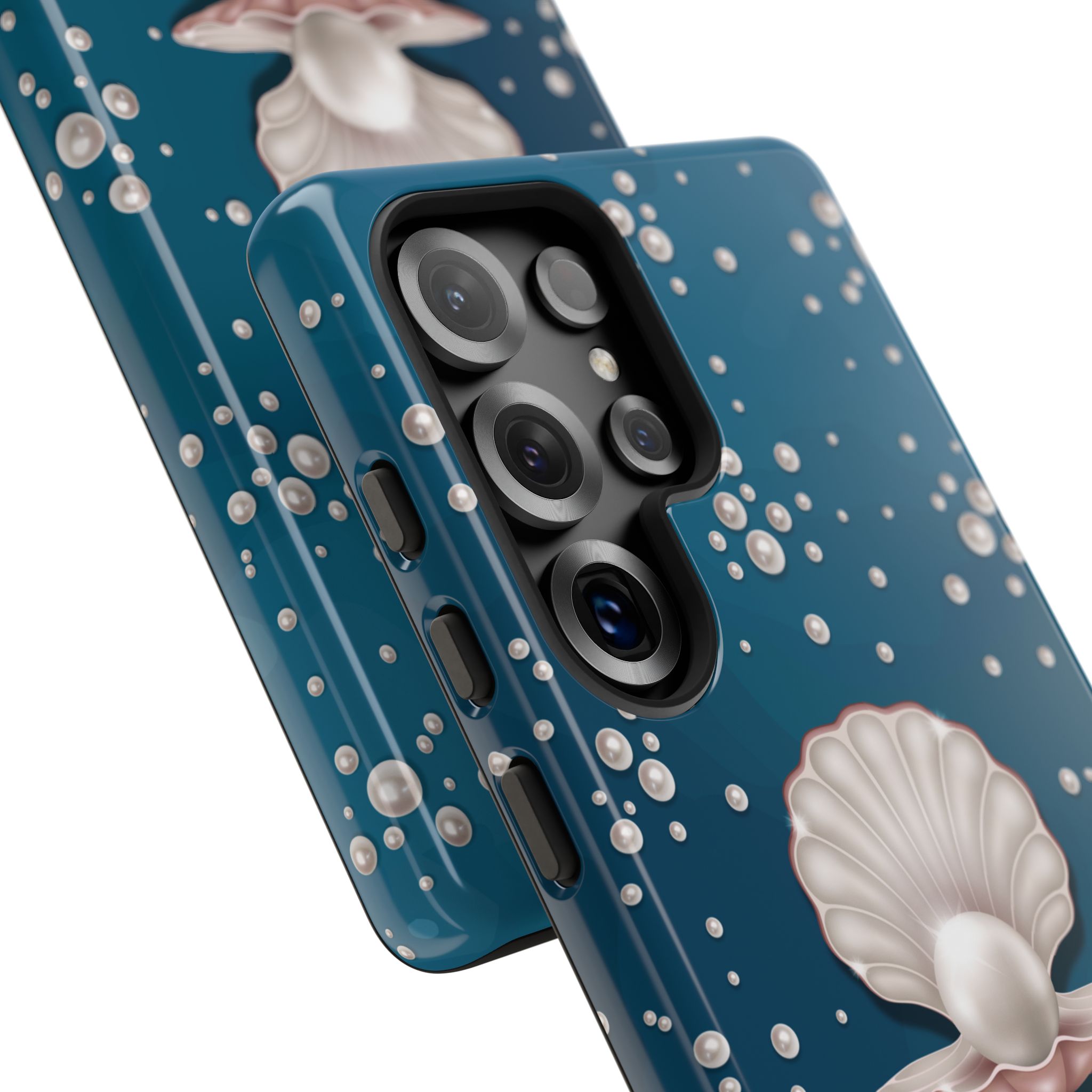 Ocean Princess Pearl Phone Case - Tough Shell with Seaside Design - Image 145
