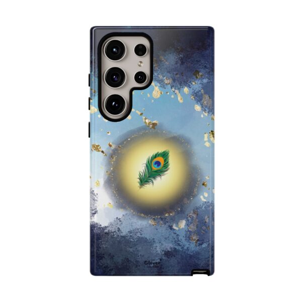 Centered in Chaos – Celestial Feather Tough Phone Case. - Image 102