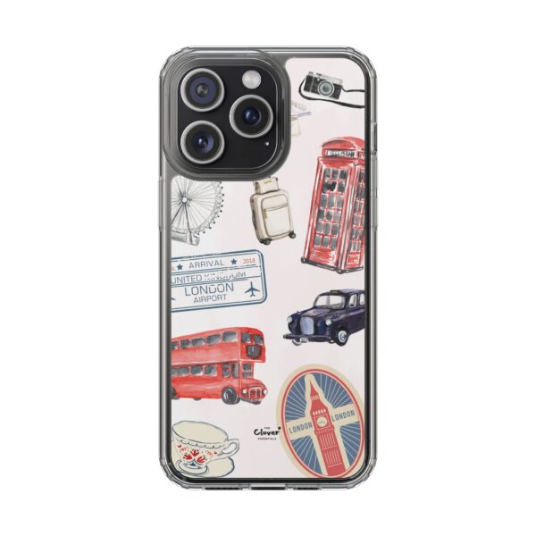 London-Themed Clear Phone Case - Travel Vibes and City Landmarks - Image 92