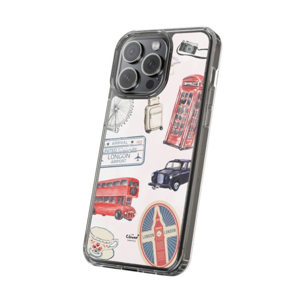 London-Themed Clear Phone Case - Travel Vibes and City Landmarks - Image 93