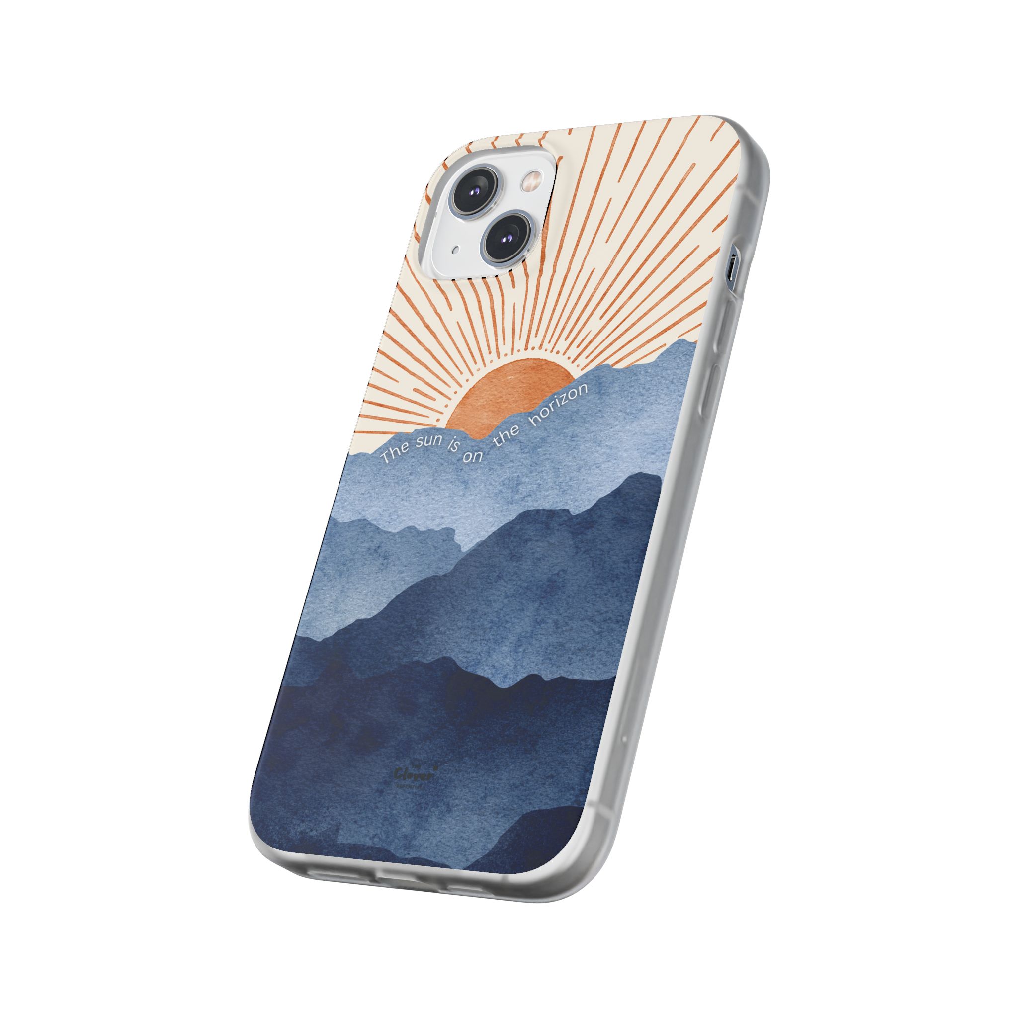 "The Sun is on the Horizon" – Sunrise Serenity Flexi Phone Case - Image 152