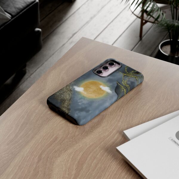 “Light in the Storm” – Sun, Gold, & Grit Tough Phone Case - Image 69