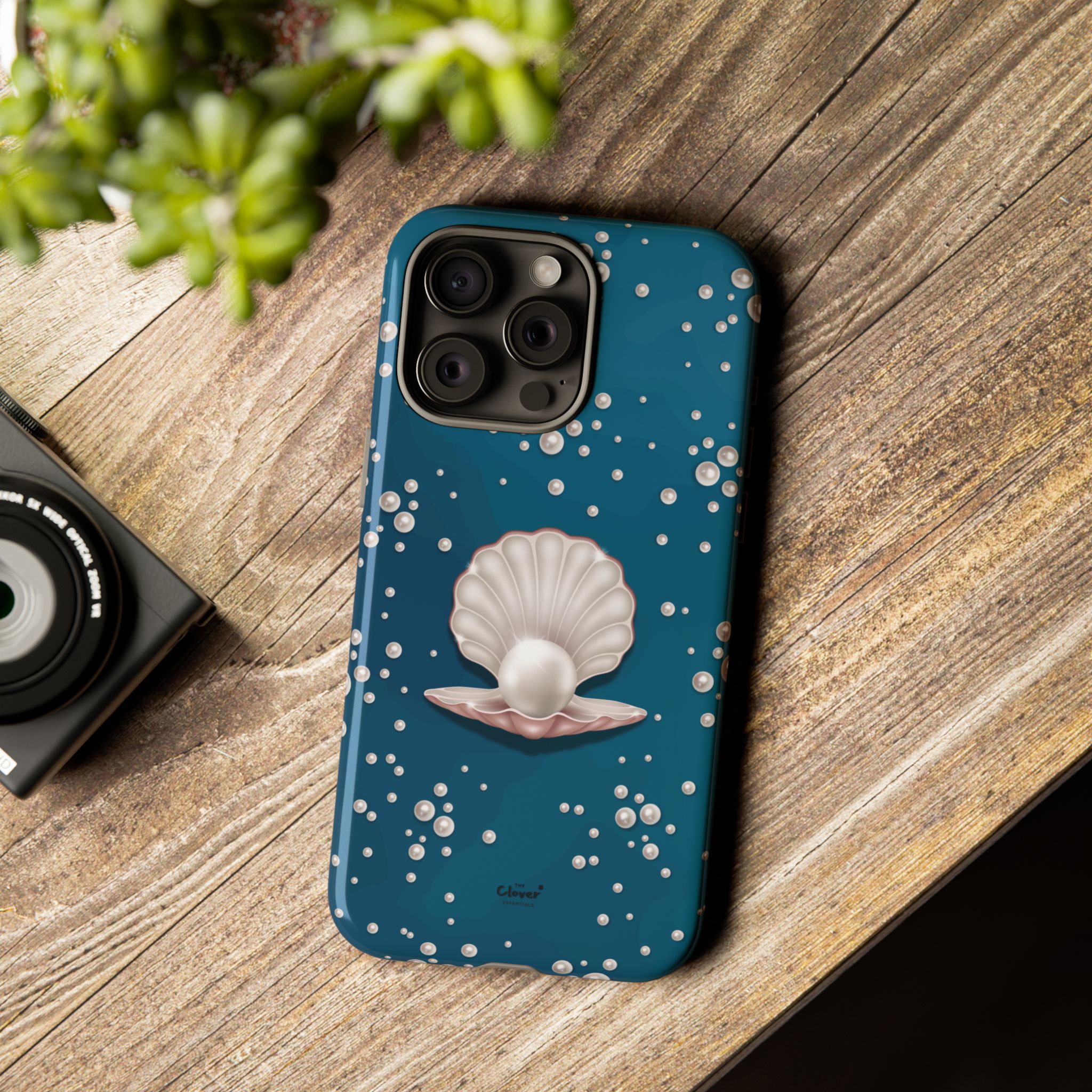 Ocean Princess Pearl Phone Case - Tough Shell with Seaside Design - Image 94
