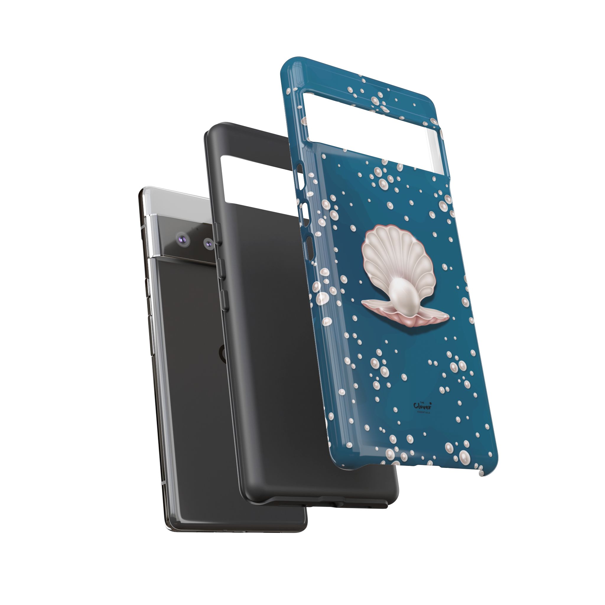 Ocean Princess Pearl Phone Case - Tough Shell with Seaside Design - Image 81