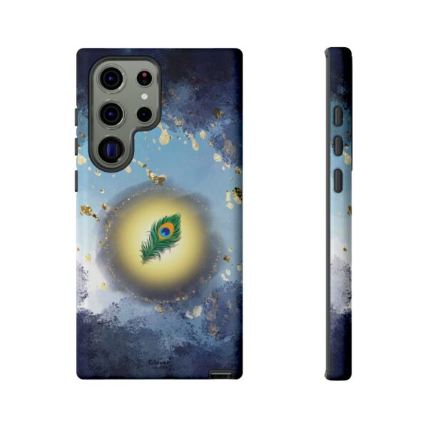 Centered in Chaos – Celestial Feather Tough Phone Case. - Image 70