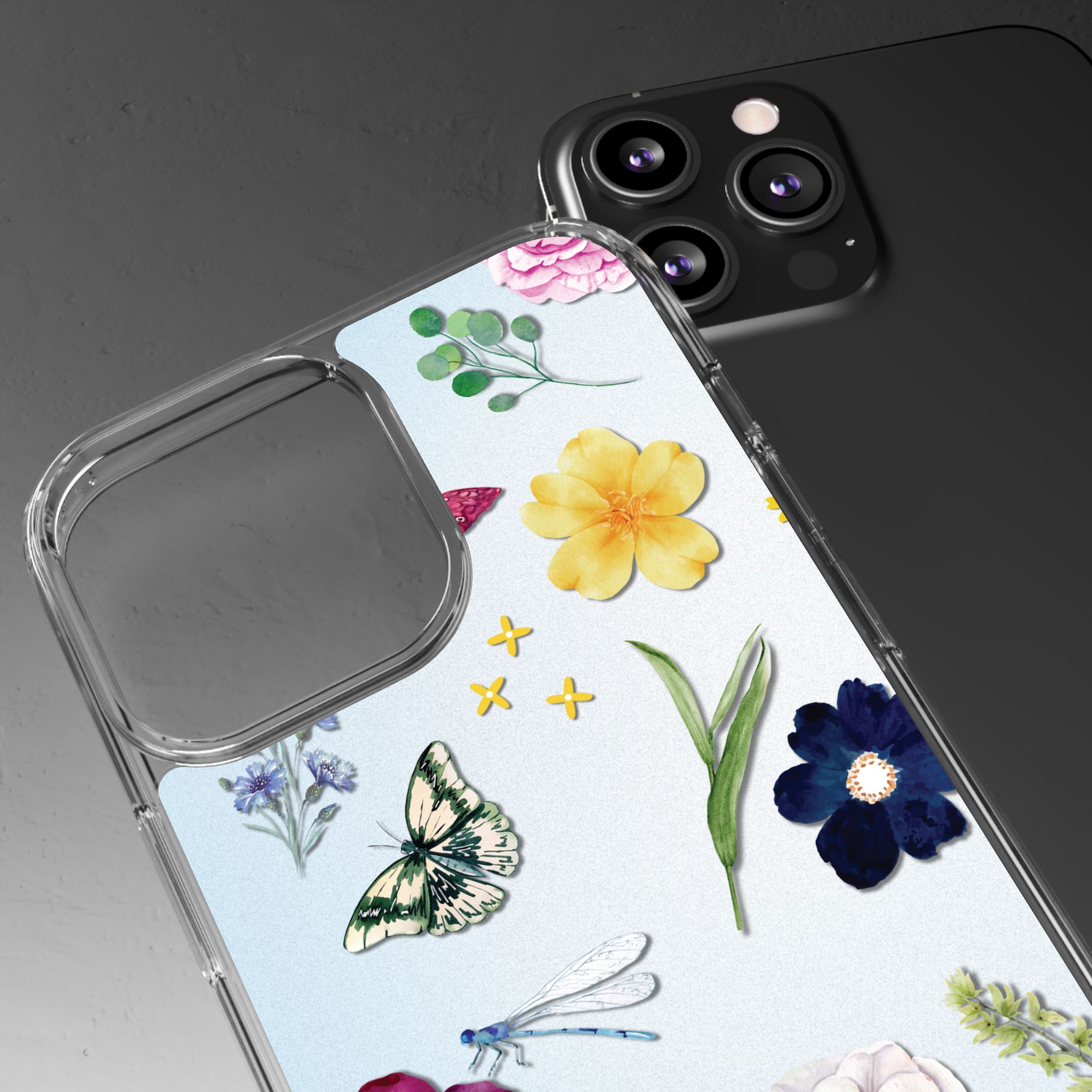 Floral Clear Phone Case - Nature-Inspired Design for Spring & Summer - Image 62