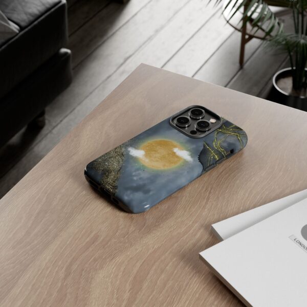 “Light in the Storm” – Sun, Gold, & Grit Tough Phone Case - Image 53