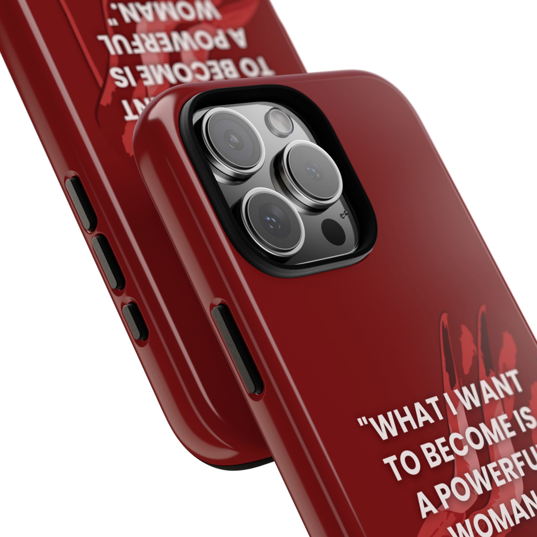 Empowering Tough Phone Case - "What I Want to Become is a Powerful Woman" - Image 2