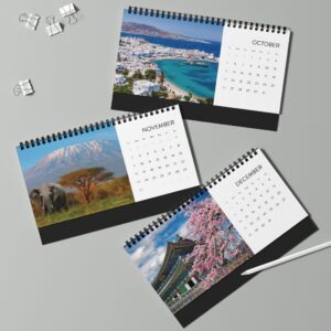 2025 Dream Destinations Desk Calendar – 12 Months. 12 Places. 1 Big Dream